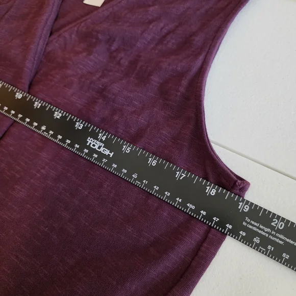 Chico's Deep Burgundy Top - Picture 8 of 9